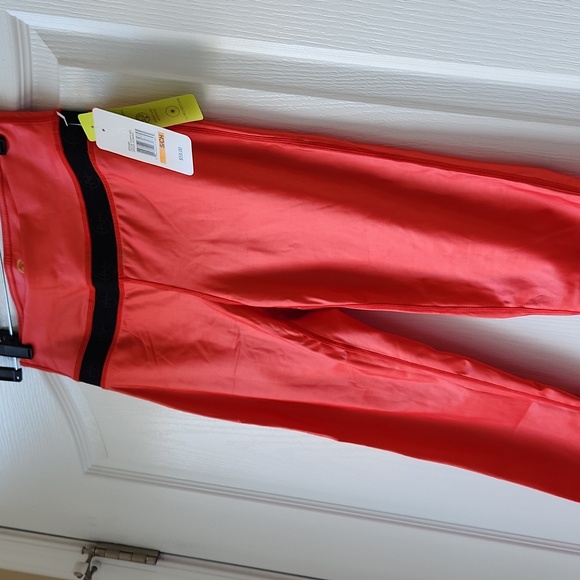 Nautica competition leggings poppy red women's pants size small sport outfit - Picture 11 of 12
